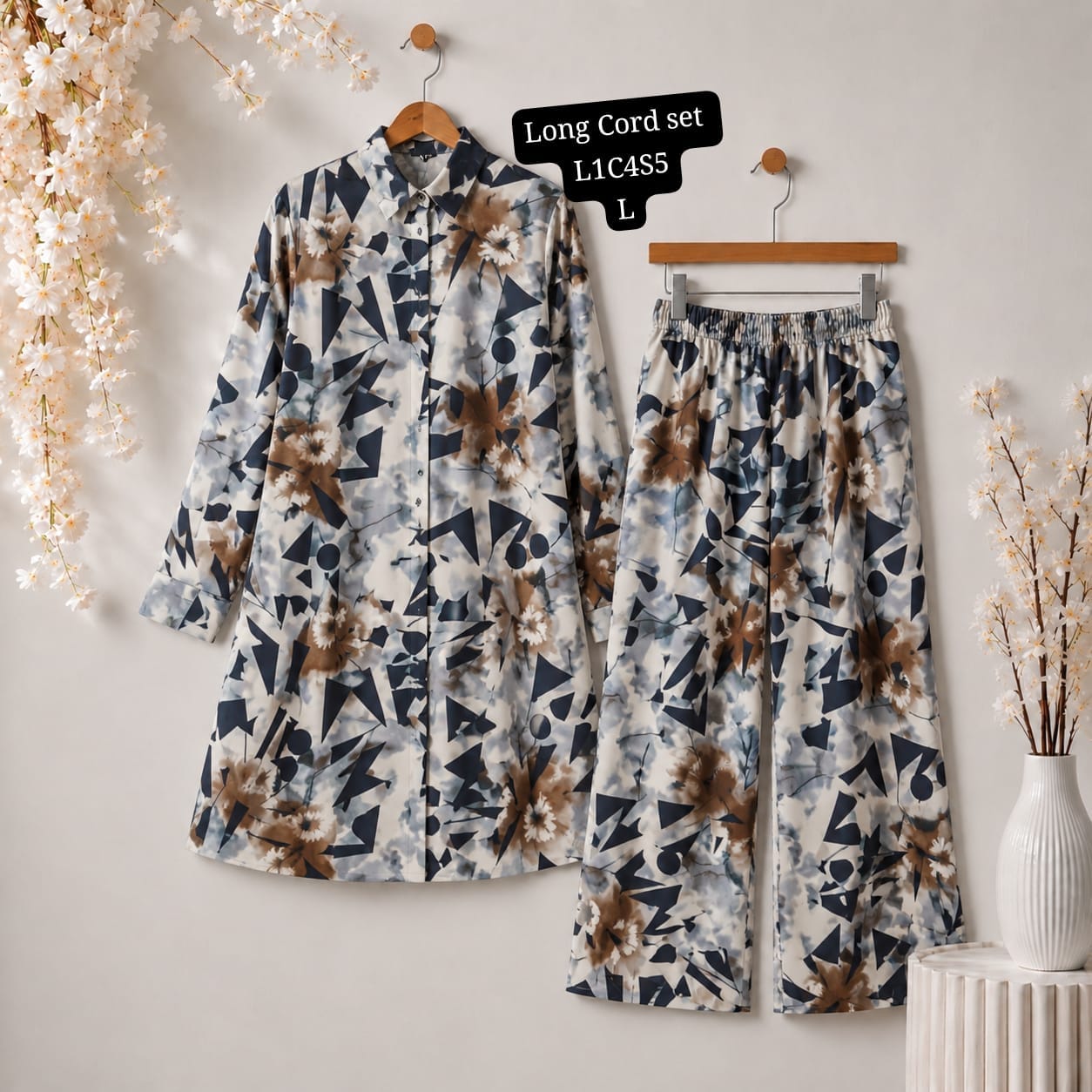 Printed cord set