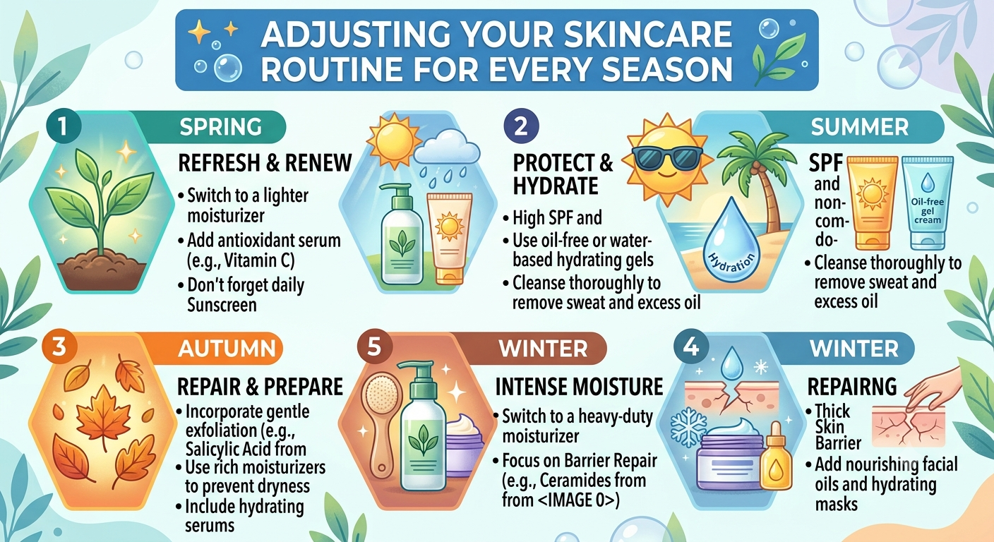 Adjusting Your Skincare Routine for Every Season