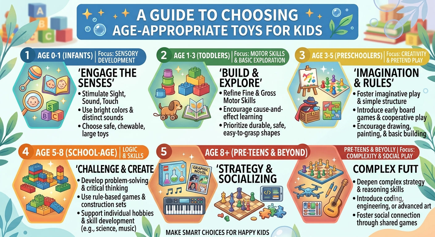 A Guide to Choosing Age-Appropriate Toys for Kids