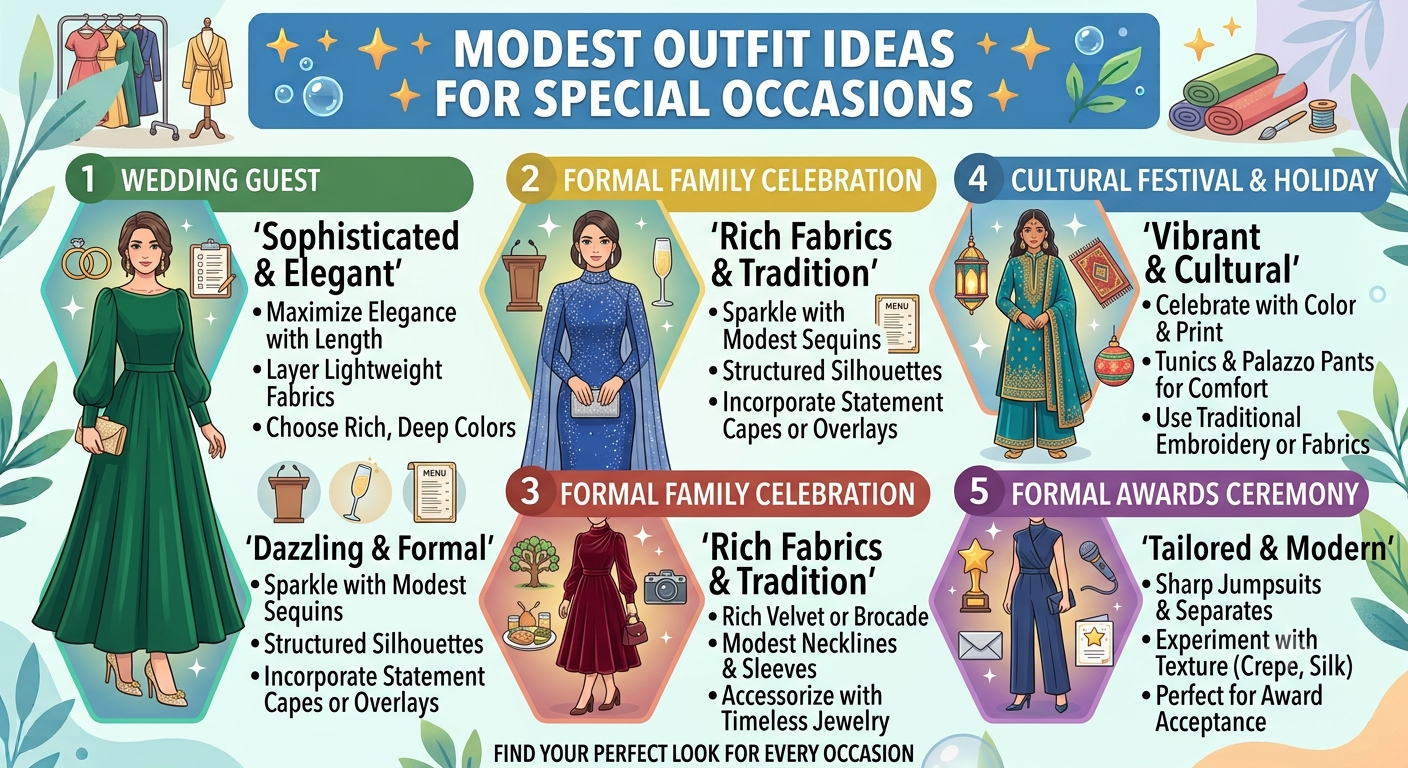 Modest Outfit Ideas for Special Occasions