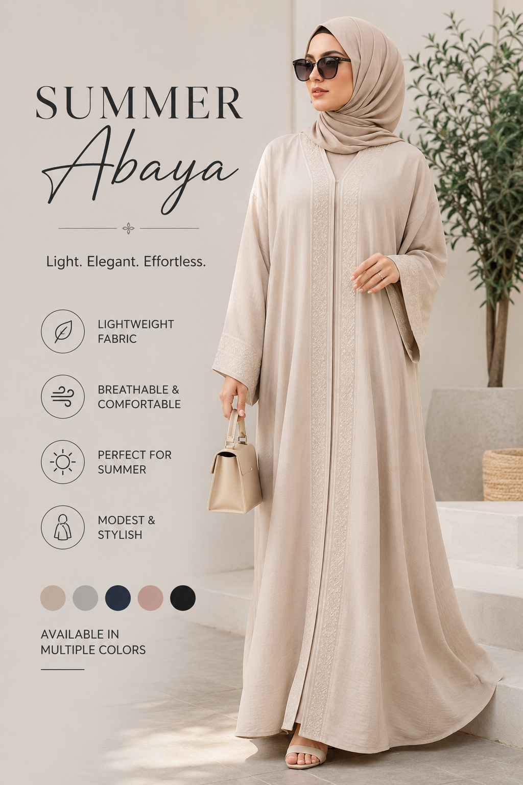 Summer abaya