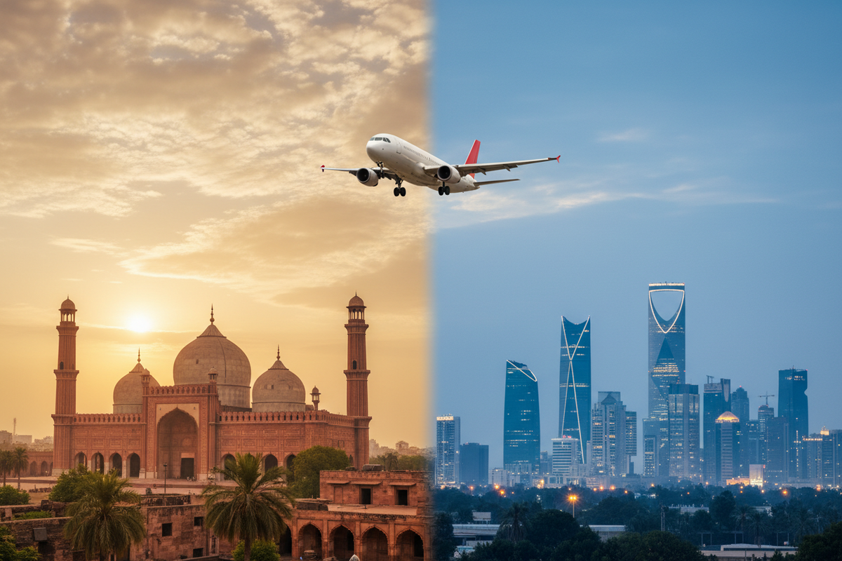 Pakistan to Saudi Arabia Flights: Visa, Cost & Travel Tips